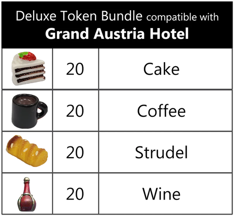 Grand Austria Hotel™ compatible Deluxe Token Bundle (set of 80)