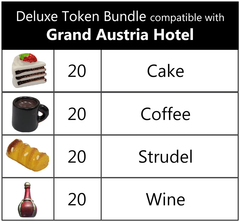 Grand Austria Hotel™ compatible Deluxe Token Bundle (set of 80)