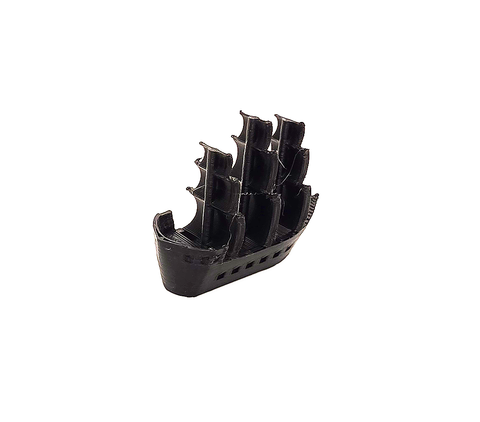 Pirate Ship compatible with Catan Seafarerers™  - Black  (set of 1)