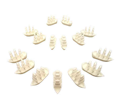 Ships compatible with Catan Seafarerers™  - White  (set of 15)