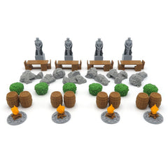 Terrain Tokens compatible with Lord of the Rings: Journeys in Middle Earth™ (set of 32)