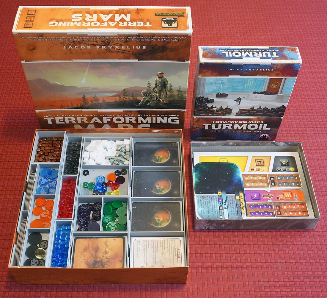 Terraforming Mars Board Game - 3D Printed Upgrade Tiles